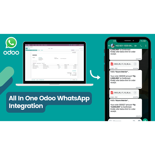 All In One Odoo WhatsApp Integration (Small) - 250/message/day